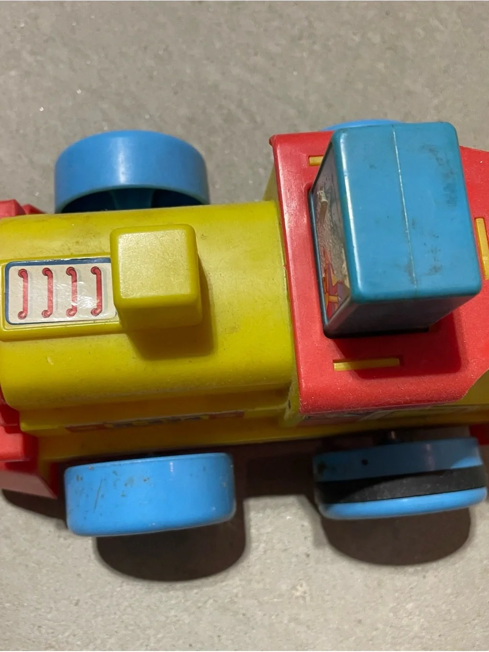 Classic Red and Yellow Toy Truck - Kids Toys